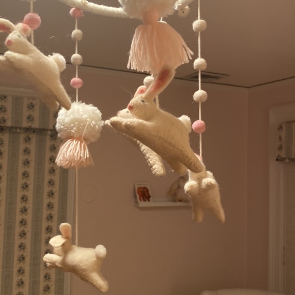 Mud Pie Bunny Crib Mobile - Picture 4 of 6